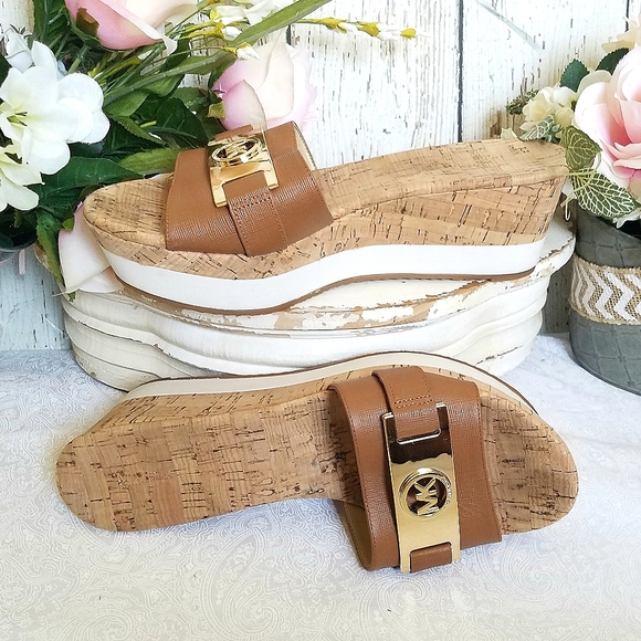 Michael Kors Platform Wedge Sandals - Picture 6 of 7